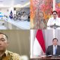 Presiden Prabowo memimpin rapat terbatas (ratas) terkait penanganan erupsi Gunung Lewotobi Laki-laki, Nusa Tenggara Timur (NTT), bersama dengan beberapa jajaran Kabinet Merah Putih. (Foto : Tangkapan Layar Youtube Biro Pers Sekretariat Presiden)