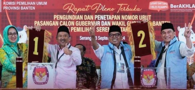 
					Pasangan Calon Gubernur dan Calon Wakil Gubernur Banten 2024 Foto : Istimewa