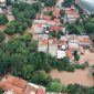 Situasi banjir yang terjadi di Jakarta pada Rabu (1/1/2020) yang di pantau melalui helikopter. (DOKUMENTASI BNPB)
