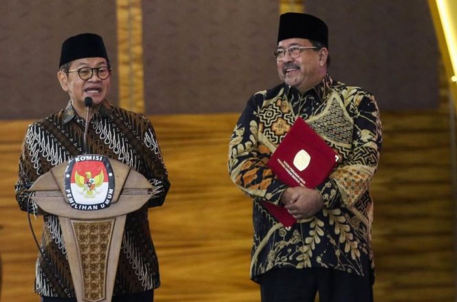 
					Gubernur dan Wakil Gubernur Jakarta Terpilih, Pramono Anung- Rano Karno (Foto: ist)