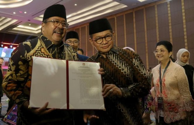 
					Gubernur dan Wakil Gubernur Jakarta Terpilih, Pramono Anung- Rano Karno (Foto: ist)